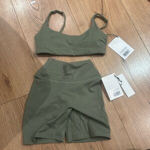 Crop Shop Boutique Olive Green Set